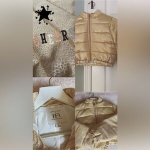 Janie and Jack x HFR Metallic Puffer Jacket
Girls Size 12 (fits age 10-12)
